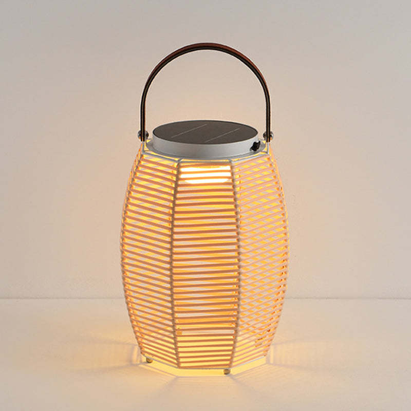 Farmhouse Solar Handheld Lantern Conic Light