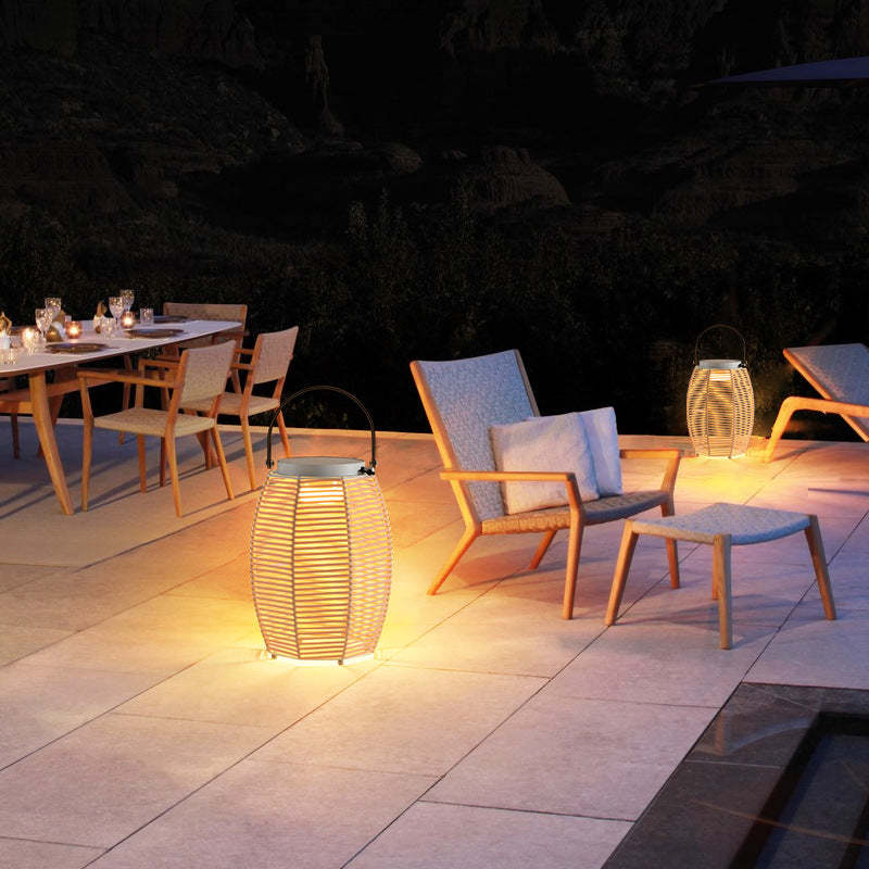 Farmhouse Solar Handheld Lantern Conic Light