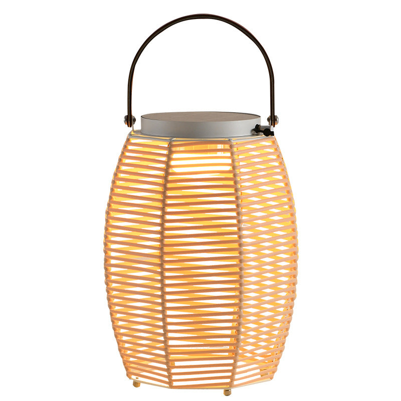 Farmhouse Solar Handheld Lantern Conic Light