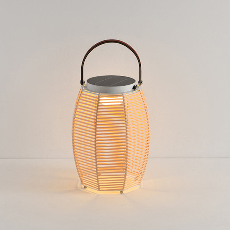 Farmhouse Solar Handheld Lantern Conic Light