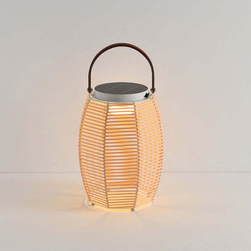 Farmhouse Solar Handheld Lantern Conic Light