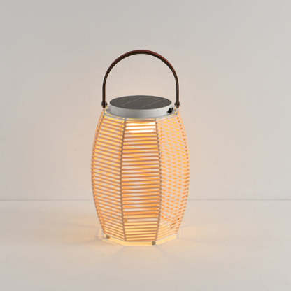 Farmhouse Solar Handheld Lantern Conic Light