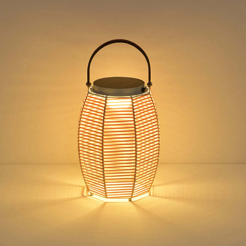 Farmhouse Solar Handheld Lantern Conic Light