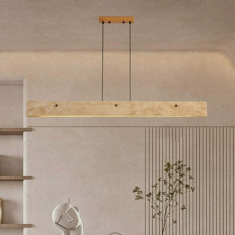 Lighom japanese travertine island aluminum chandeliers — 220V-240V (UK/AU