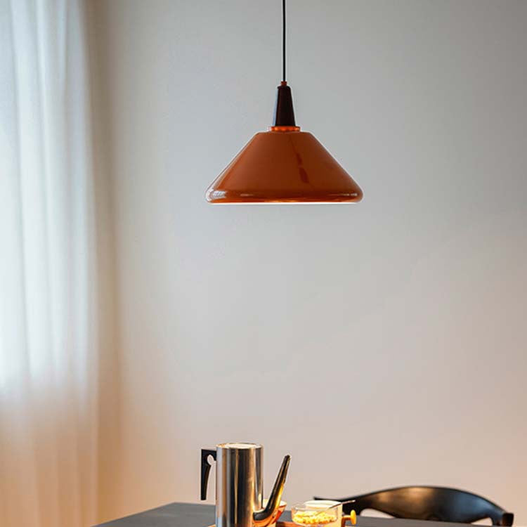 Vintage Iron Conic 1/2-Light Pendant — 1 / 220V-240V For UK/AU