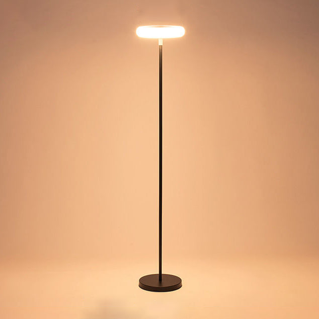 Lighom round aluminum floor lamps for outdoor space
