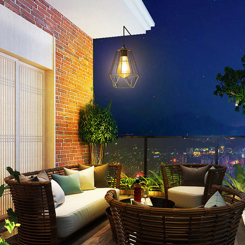 Industrial Solar Octagonal Lantern Mild Light