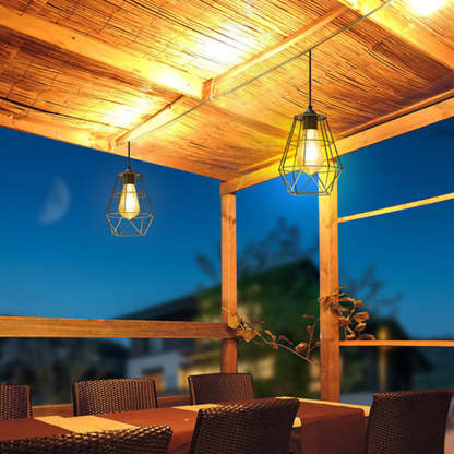 Industrial Solar Octagonal Lantern Mild Light