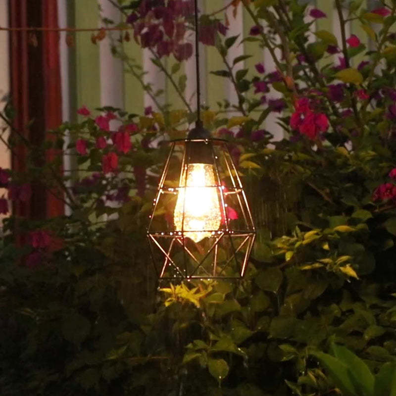 Industrial Solar Octagonal Lantern Mild Light