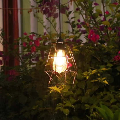 Industrial Solar Octagonal Lantern Mild Light