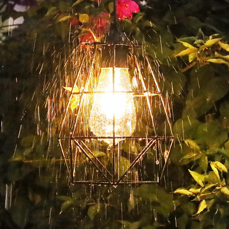 Industrial Solar Octagonal Lantern Mild Light