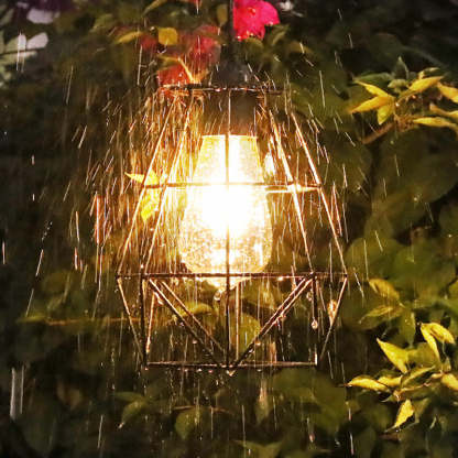 Industrial Solar Octagonal Lantern Mild Light