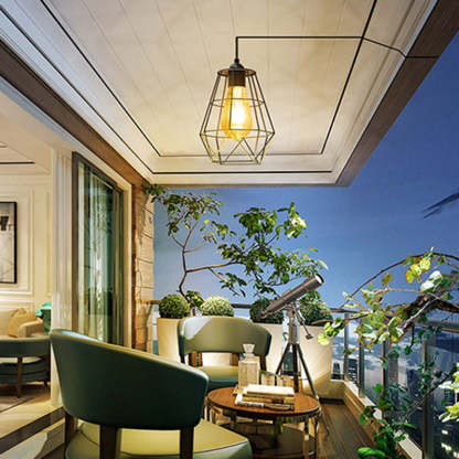 Industrial Solar Octagonal Lantern Mild Light