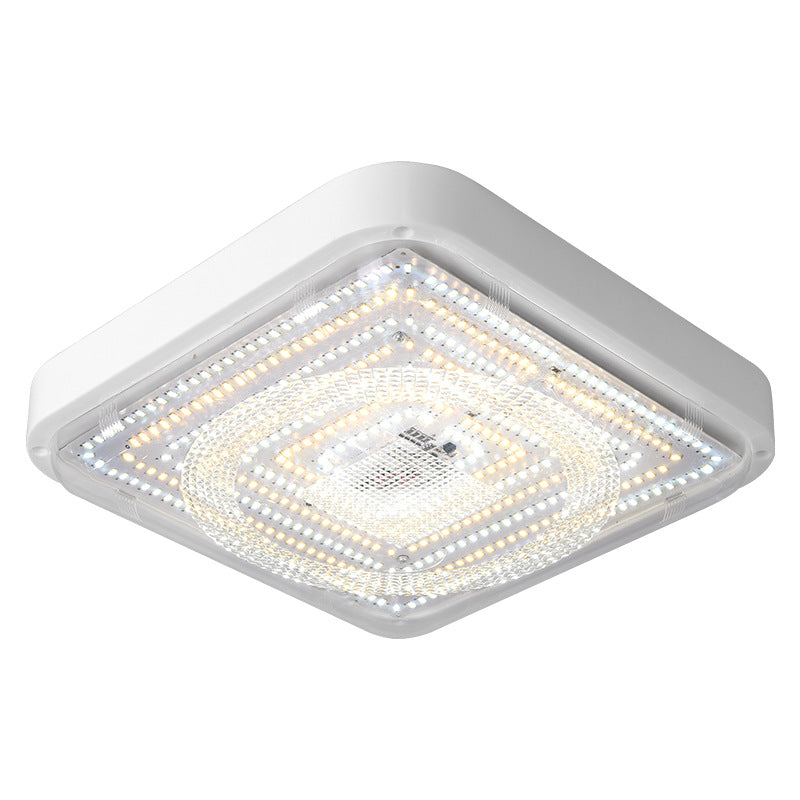 Modern Solar Square LED Flush Mount Ceiling Light