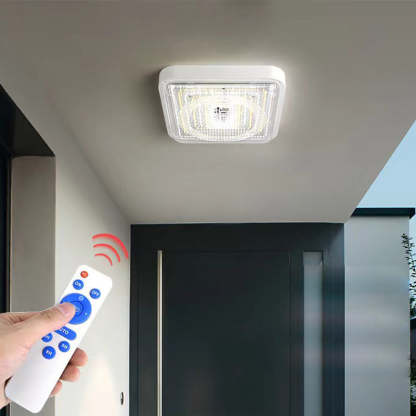 Modern Solar Square LED Flush Mount Ceiling Light