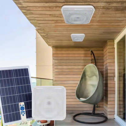 Modern Solar Square LED Flush Mount Ceiling Light