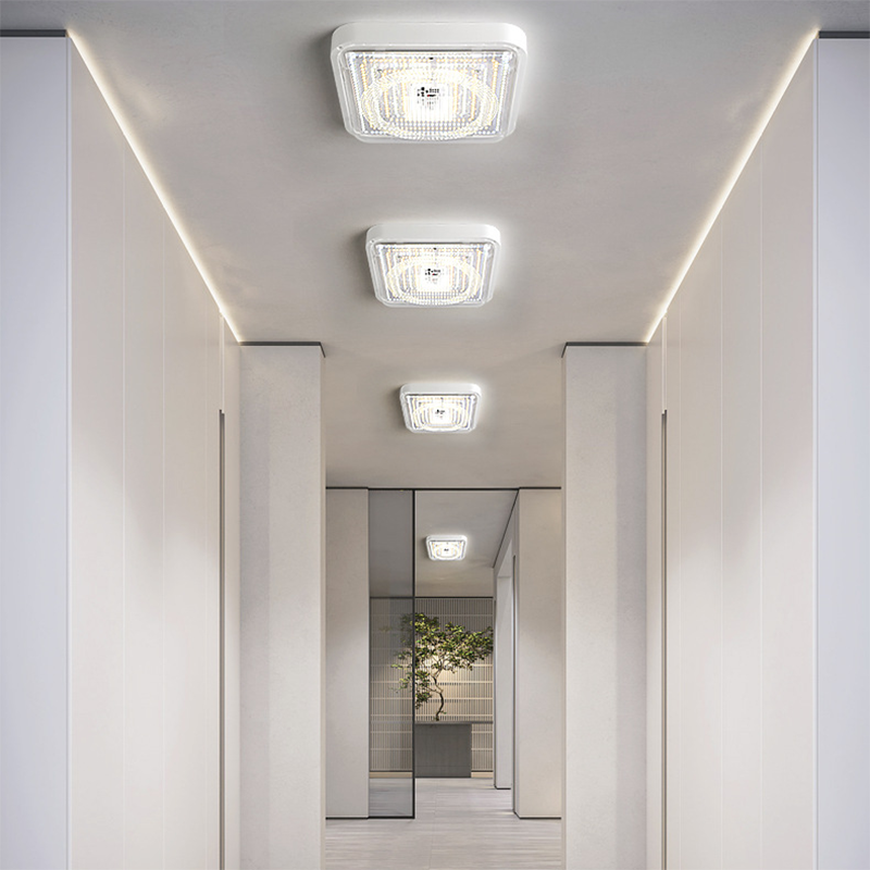 Modern Solar Square LED Flush Mount Ceiling Light