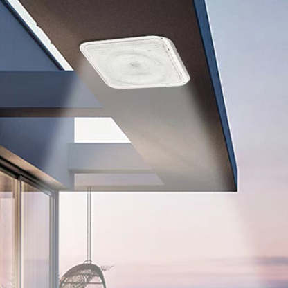 Modern Solar Square LED Flush Mount Ceiling Light