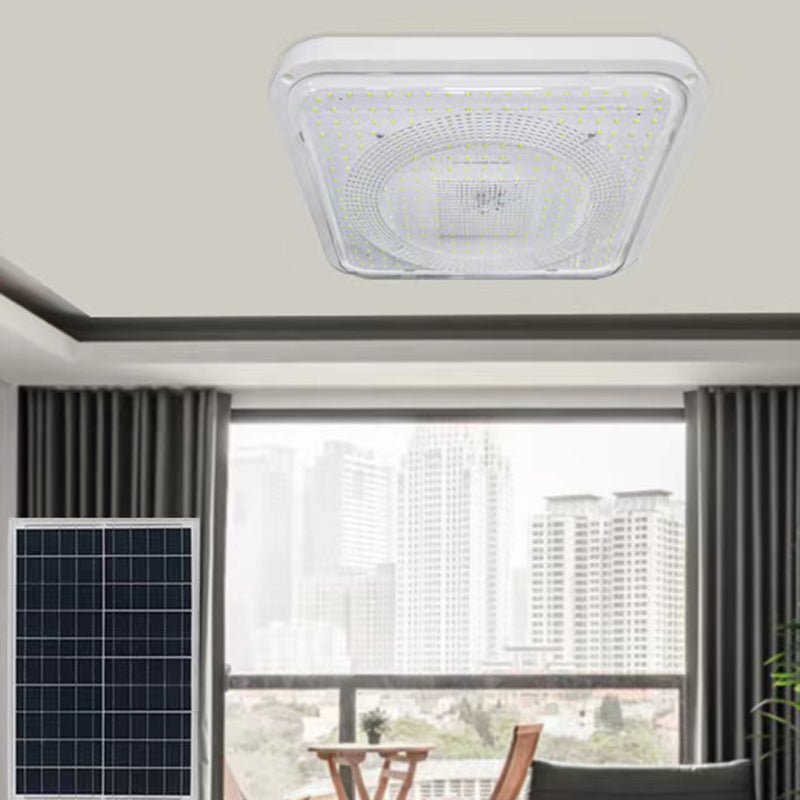 Modern Solar Square LED Flush Mount Ceiling Light