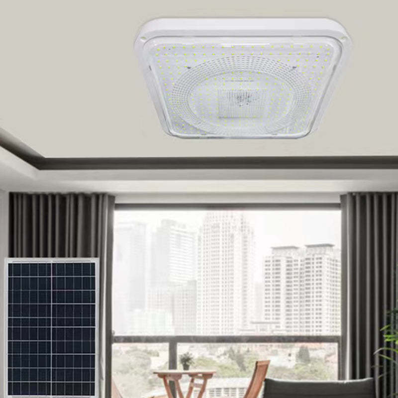 Modern Solar Square LED Flush Mount Ceiling Light