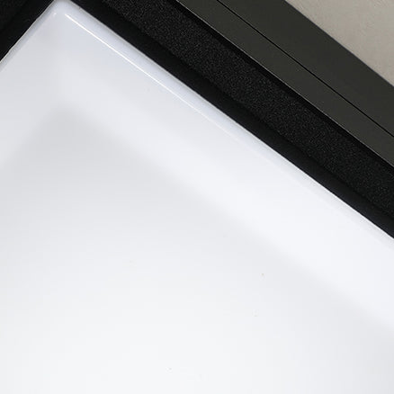 Waterproof Aluminum Acrylic Square LED Outdoor Flush Light — C / Warm Light(3000K) / 220V-240V For UK/AU