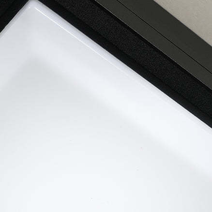 Waterproof Aluminum Acrylic Square LED Outdoor Flush Light — C / Warm Light(3000K) / 220V-240V For UK/AU