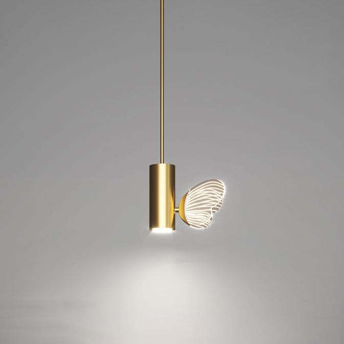 Nordic Iron Aluminum Acrylic Butterfly LED Pendant Light