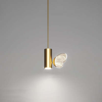 Nordic Iron Aluminum Acrylic Butterfly LED Pendant Light