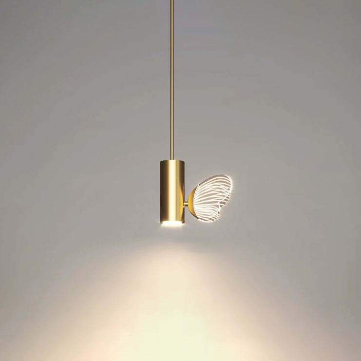 Nordic Iron Aluminum Acrylic Butterfly LED Pendant Light