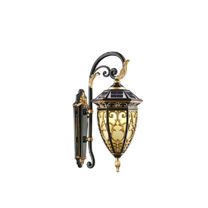 European Solar Aluminum Lantern Flower Mansion