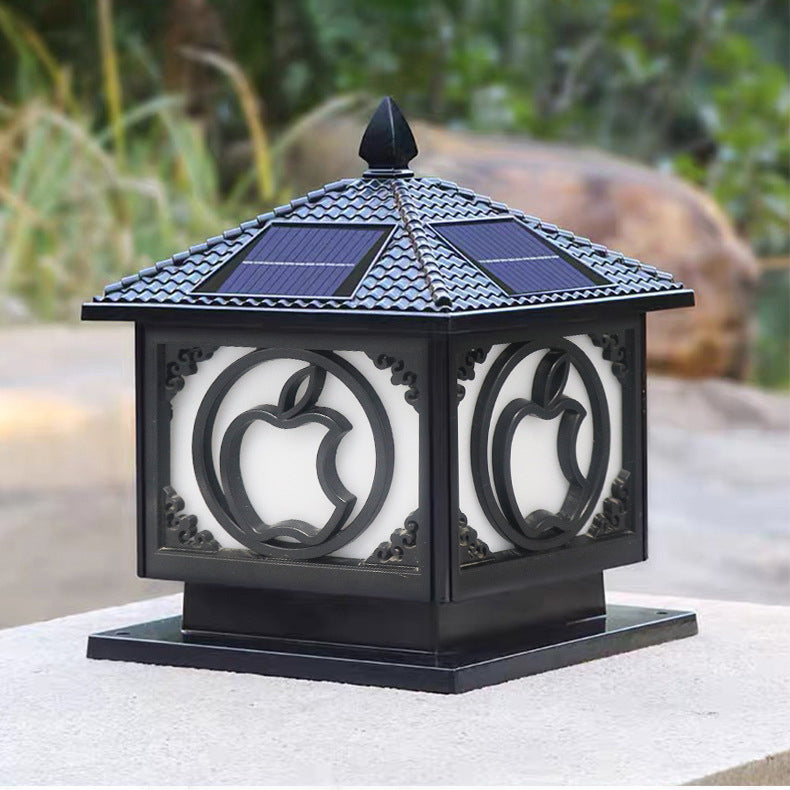 Chinese Solar Aluminum Acrylic Pointed Apple Light