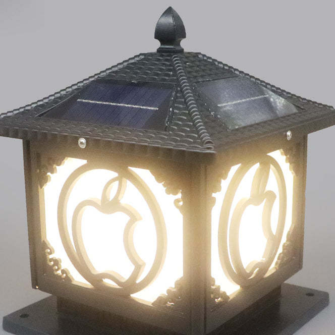 Chinese Solar Aluminum Acrylic Pointed Apple Light