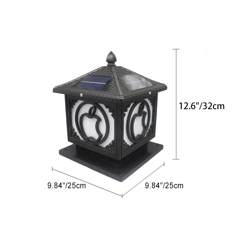 Chinese Solar Aluminum Acrylic Pointed Apple Light