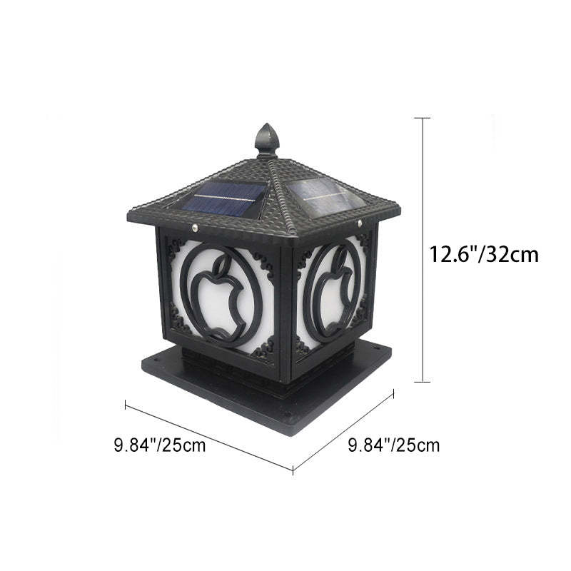 Chinese Solar Aluminum Acrylic Pointed Apple Light