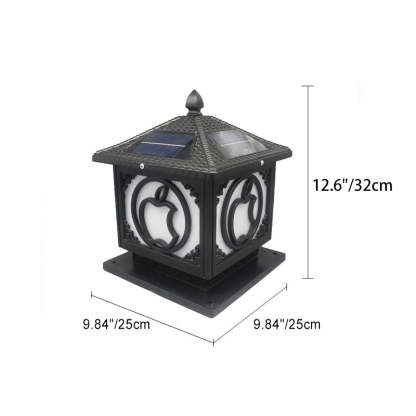 Chinese Solar Aluminum Acrylic Pointed Apple Light