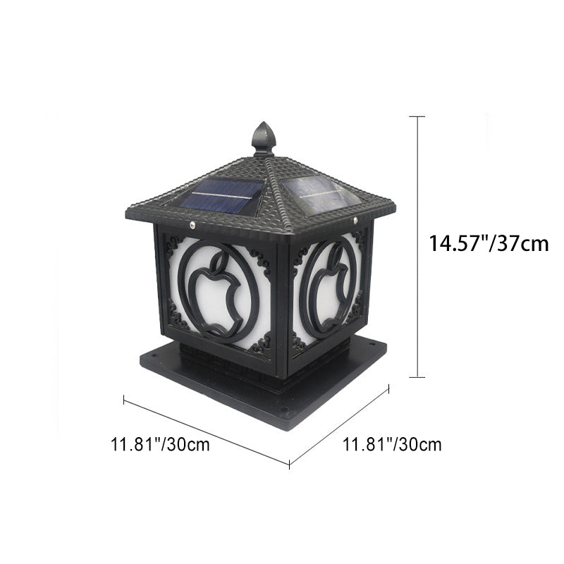 Chinese Solar Aluminum Acrylic Pointed Apple Light