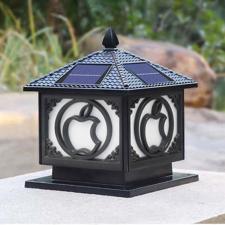 Chinese Solar Aluminum Acrylic Pointed Apple Light
