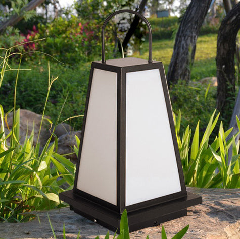 Japanese Solar Honeycomb Lantern Light