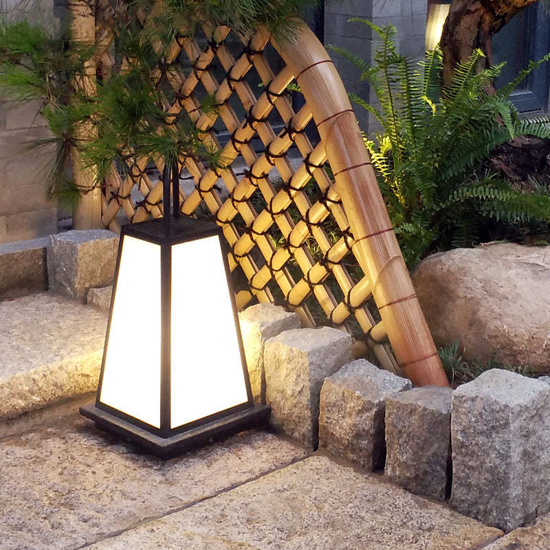 Japanese Solar Honeycomb Lantern Light