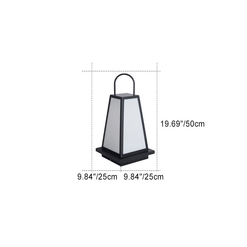 Japanese Solar Honeycomb Lantern Light