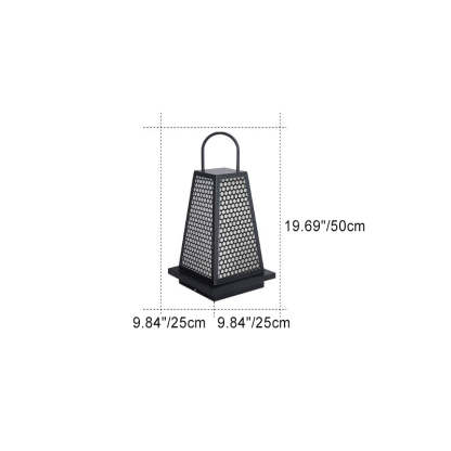 Japanese Solar Honeycomb Lantern Light