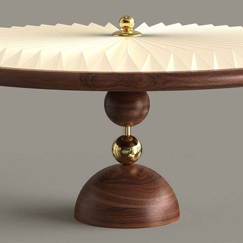 Vintage Iron Acrylic Pleated LED Ceiling Light