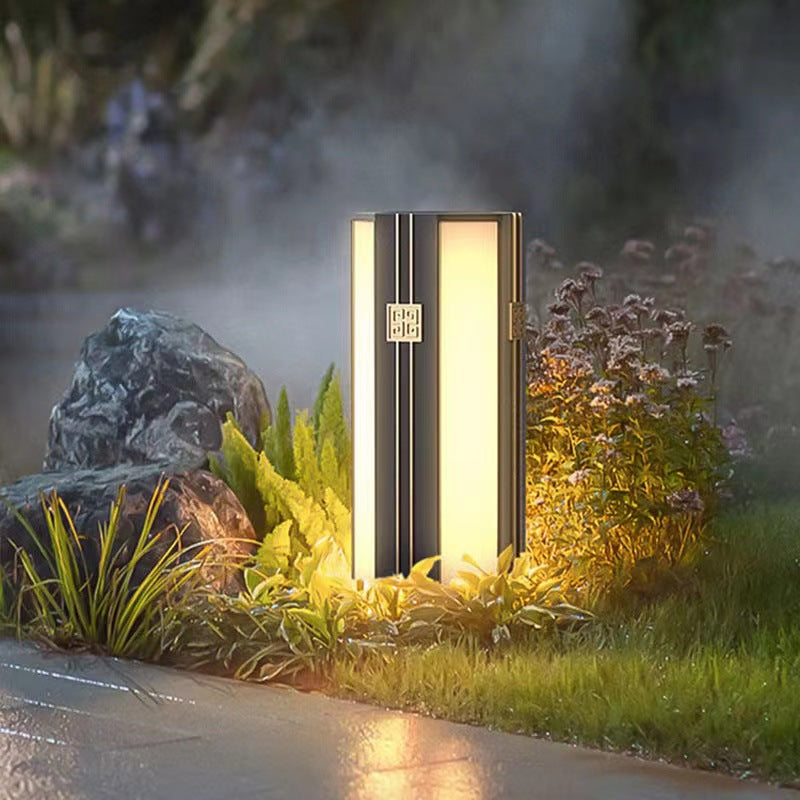 Chinese Solar Stainless Steel Cylinder Octagon LED Light