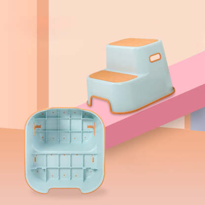 Kids Letter 2-Tier Footstool