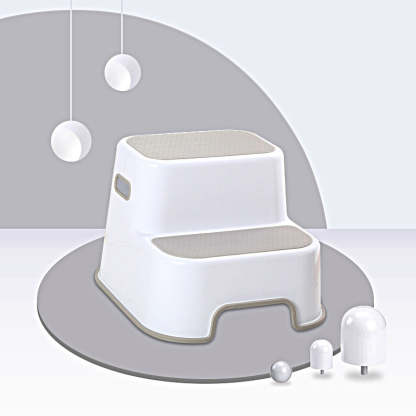 Kids Letter 2-Tier Footstool