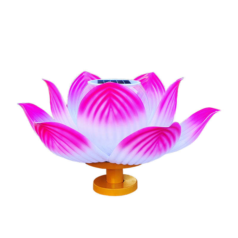 Chinese Solar Lotus LED Outdoor Landscape Light