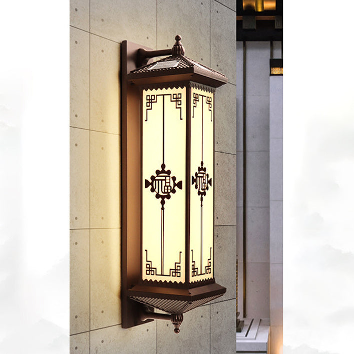 Chinese Aluminum Happiness Wealth Wall Sconce — Medium - C / Warm Light(3000K) / 110V-120V For US/CA