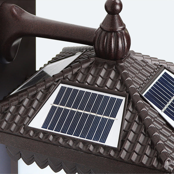 Chinese Solar Aluminum Happiness Wealth Wall — Medium - C / 4 Colors Changeable (Warm/Neutral/White/Red) / 3.7V