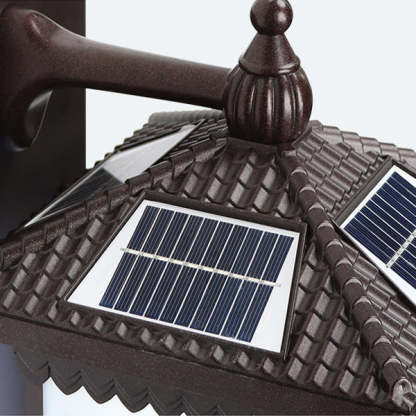 Chinese Solar Aluminum Happiness Wealth Wall — Medium - C / 4 Colors Changeable (Warm/Neutral/White/Red) / 3.7V