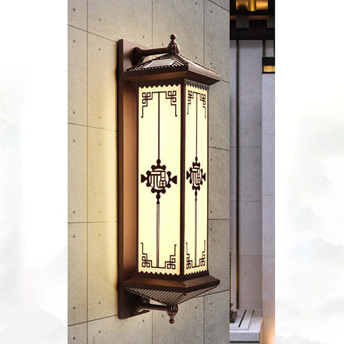 Chinese Aluminum Happiness Wealth Wall Sconce — Medium - C / Warm Light(3000K) / 110V-120V For US/CA